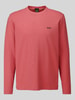 BOSS Green Regular Fit Langarmshirt aus Baumwoll-Mix Modell 'Tee Long' Pink