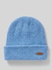 Barts Beanie mit Label-Patch Modell 'Witzia' Bleu