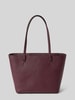 Lauren Ralph Lauren Shopper mit Logo-Applikation Modell 'KARLY' Dunkelrot