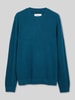 s.Oliver RED LABEL Pullover mit Strukturstrickoptik aus reiner Baumwolle Bleu