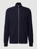 MCNEAL Strickjacke mit Stehkragen Marineblau