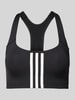 ADIDAS SPORTSWEAR Sport-BH mit labeltypischen Streifen Black