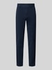 BOSS Slim fit broek van katoenmix, model 'KAITON1' Marineblauw