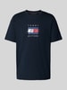 Tommy Hilfiger Regular Fit T-Shirt aus reiner Baumwolle Marine