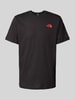 The North Face T-Shirt mit Label-Print Black