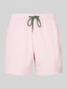 MCNEAL Relaxed Fit Badeshorts mit Logo-Stitching Hellrosa