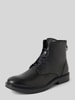 Replay Boots van leer met ritssluiting, model 'MILES' Zwart