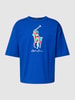 Polo Ralph Lauren T-Shirt mit Logo- und Label-Print Royal