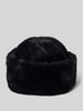 Pieces One Size Mütze in Kunstfell-Optik Modell 'JUTLANDIA' BLACK