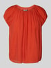 Christian Berg Woman Selection Regular Fit Bluse mit Rundhalsausschnitt Dunkelorange