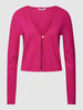 mbyM Cardigan mit Knopfverschluss Modell 'Velobali' Fuchsia