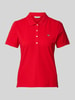 Gant Slim Fit Poloshirt mit Label-Stitching Rot