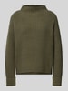 Selected Femme Gebreide pullover met turtleneck, model 'SELMA' Olijfgroen