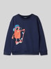 Blue Seven Sweatshirt met ronde hals Marineblauw