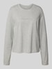 Calvin Klein Underwear Shirt met lange mouwen en labelstitching Lichtgrijs