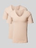 MCNEAL T-Shirt mit V-Ausschnitt Beige