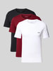 BOSS Regular Fit T-Shirt Set aus reiner Baumwolle im 3er-Pack Rot