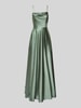 Laona Avondjurk met cascadehals Groen