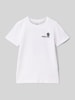 s.Oliver RED LABEL Regular Fit T-Shirt aus reiner Baumwolle Weiss