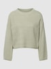 Vero Moda Gebreide pullover met geribde ronde hals, model 'SAYLA' Mint