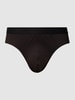 Mey Slip mit Logo-Bund Black