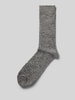 camano Socken mit Woll-Anteil mit Rippbündchen Modell 'cosy mouline' Anthrazit Melange