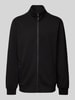 Joy Sweatjacke mit Stehkragen Modell 'HENRI' Black