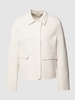 WHITE LABEL Blazer in unifarbenem Design Sand