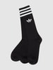 adidas Originals Sokken met labelprint in een set van 3 paar Zwart