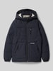 Jack & Jones Gewatteerd jack met ritszakken, model 'OTTO' Marineblauw