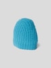 Roberto Collina Beanie aus Kaschmir-Woll-Mix Türkis