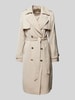 MICHAEL Michael Kors Trenchcoat mit Bindegürtel Modell 'DRAPEY' Offwhite