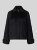 Christian Berg Woman Selection Jack met wol Zwart