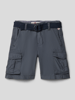 Petrol Cargoshorts mit Cargotaschen Graphit