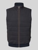 bugatti Gilet met opstaande kraag Marineblauw