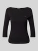 Tommy Hilfiger Longsleeve mit U-Boot-Ausschnitt Modell 'NEW CODY' Black