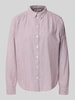 Tom Tailor Regular fit overhemdblouse van puur katoen Bordeaux