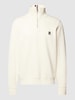 Tommy Hilfiger Sweatshirt met opstaande kraag Beige