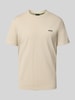 BOSS Green Regular Fit T-Shirt aus Baumwoll-Mix Beige