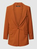 D´Etoiles Casiope Blazer mit Paspeln Modell 'Epic' Cognac