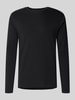 Christian Berg Men Longsleeve met ronde hals Zwart