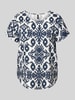 Vero Moda Loose Fit T-Shirt aus aus reiner Viskose Modell 'EASY JOY' Marine
