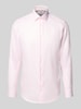 Christian Berg Men Regular Fit Business-Hemd mit Kentkragen Hellrosa