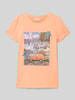 s.Oliver RED LABEL Regular Fit T-Shirt aus reiner Baumwolle Apricot