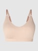 Saisei Bralette mit Rippenstruktur  Beige