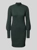 Only Strickkleid mit Turtleneck Modell 'KATIA' Dunkelgruen