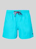 MCNEAL Relaxed Fit Badeshorts mit Logo-Stitching Tuerkis