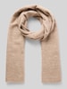 Barts Sjaal met ribboorden, model 'Witzia' Lichtbruin