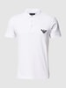 Emporio Armani Poloshirt im unifarbenen Design Modell 'ESSENTIAL' Weiss