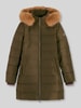Tommy Hilfiger Steppmantel mit Teddyfell-Kapuze Modell 'TYRA' Khaki